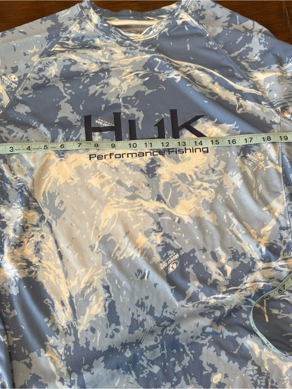 Huk Medium Mossy Oak Pursuit Performance Crew Fishing Long Sleeve - Picture 9 of 9